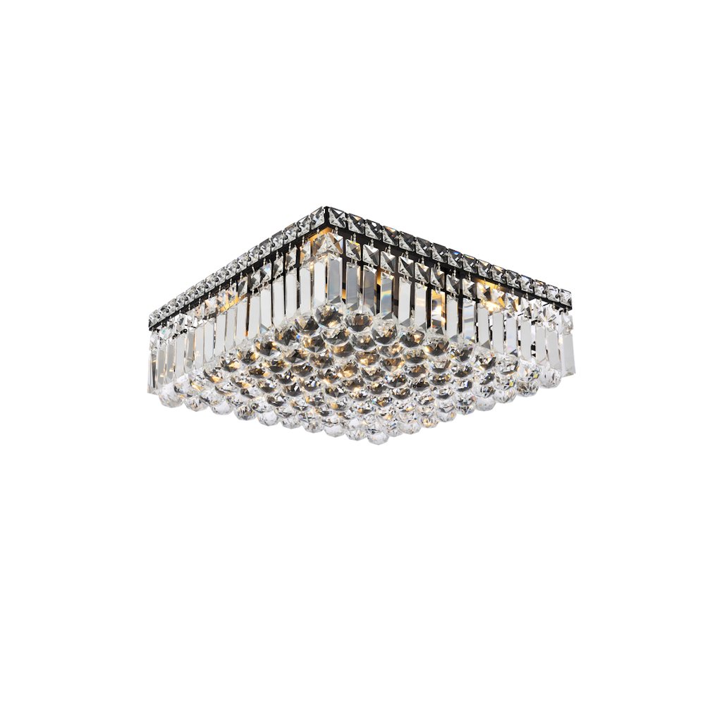 Maxime 16 Inch Black Flush Mount. Picture 1