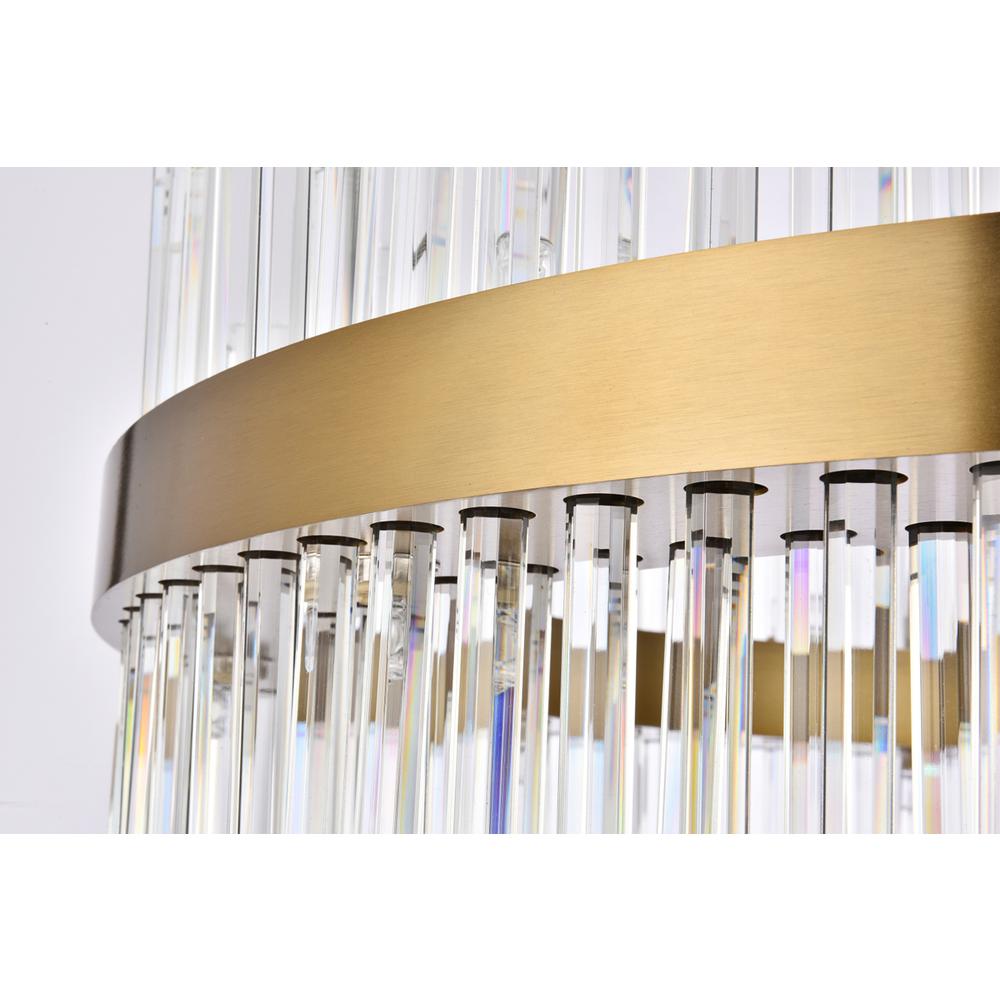 Dallas 18 light Gold Chandelier Clear Royal Cut Crystal. Picture 4