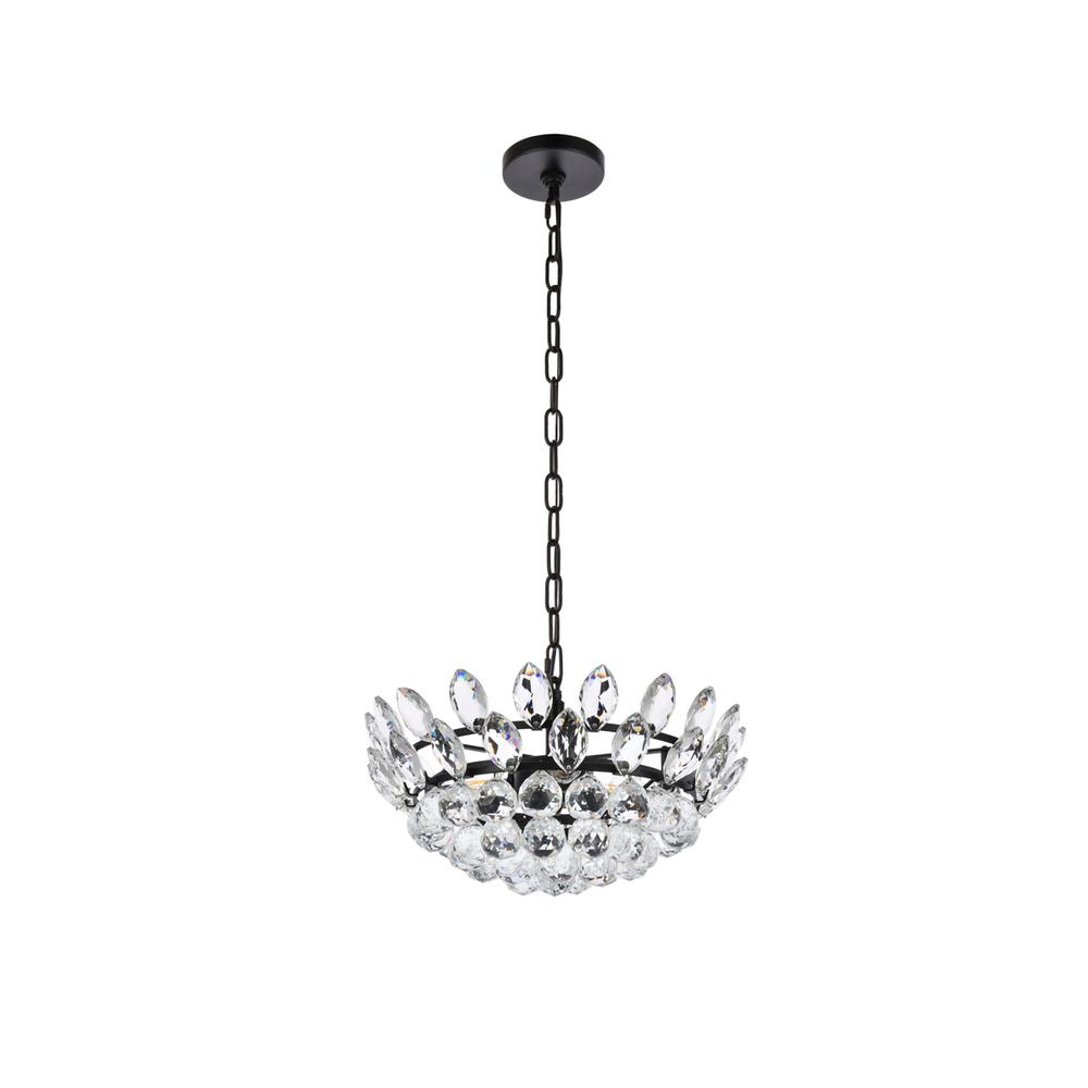 Emilia 16 inch pendant in black. Picture 6