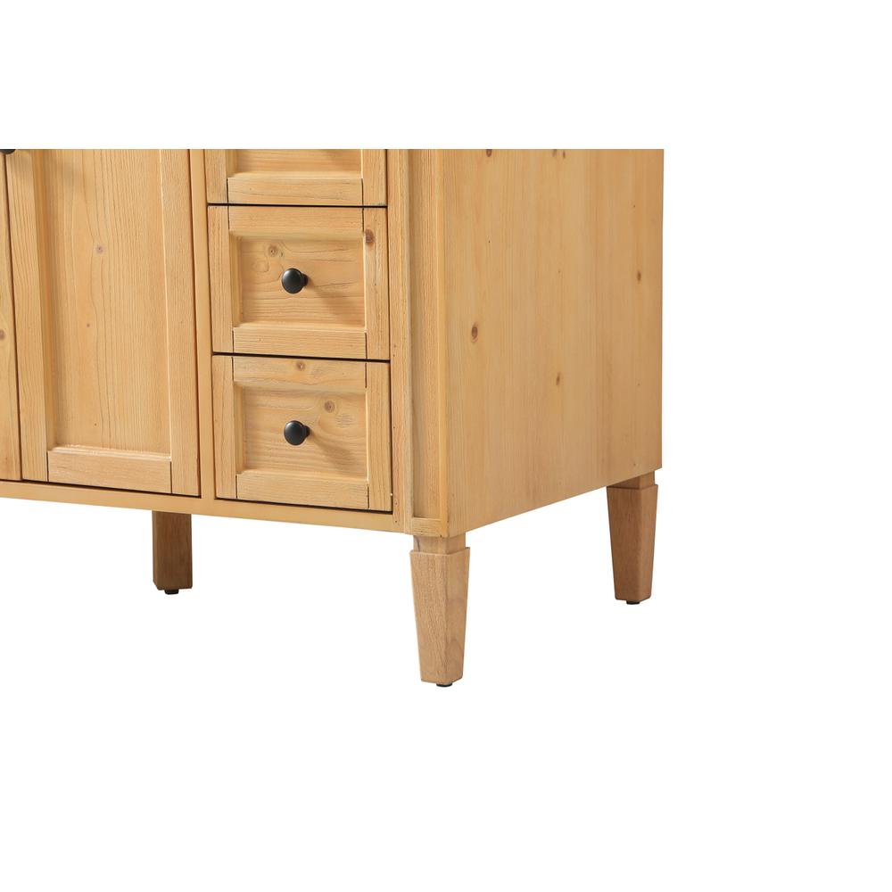 48 inch Single bathroom vanity in natural wood. Picture 13