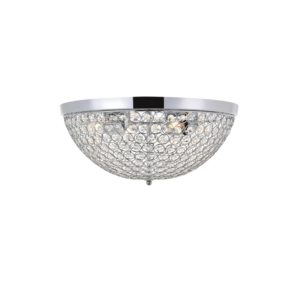 Taye 4 light Chrome Flush Mount. Picture 3