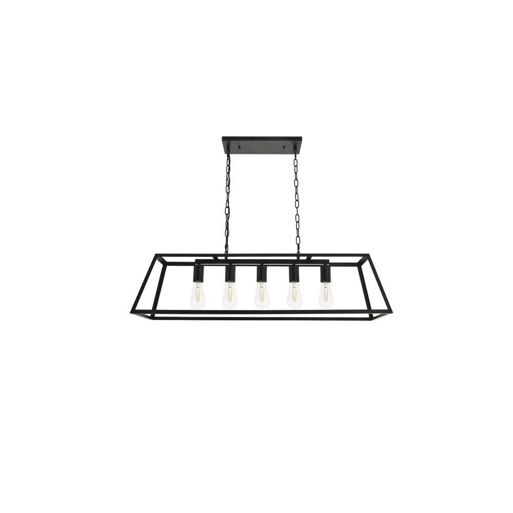 Resolute 5 light black Pendant. Picture 5