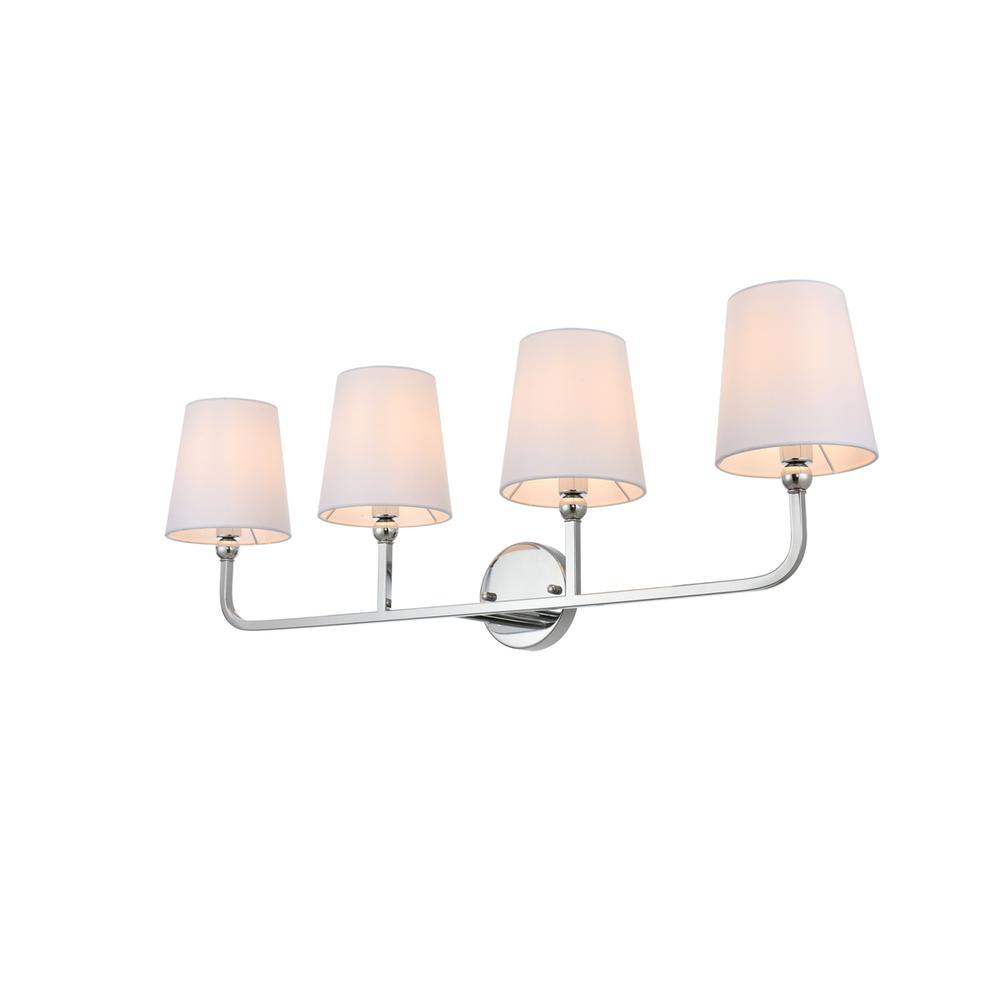 Colson 4 light Chrome and Clear Bath Sconce. Picture 2
