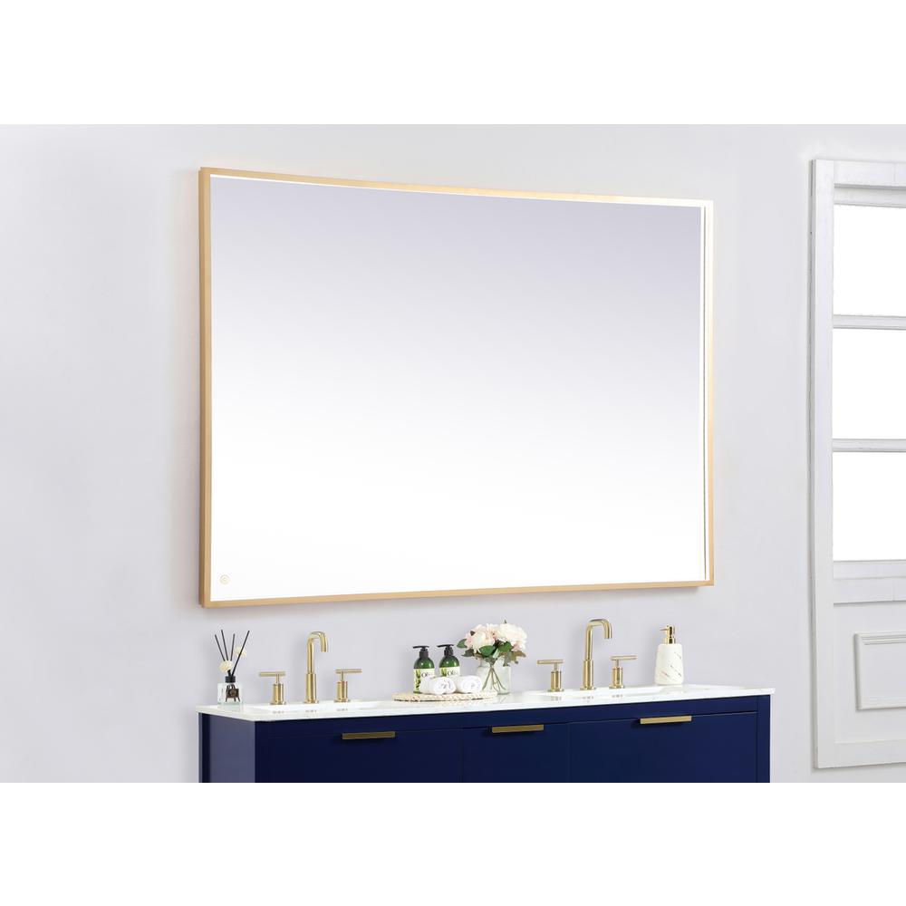 Pier 42x60 inch LED mirror with adjustable color temperature. Picture 3