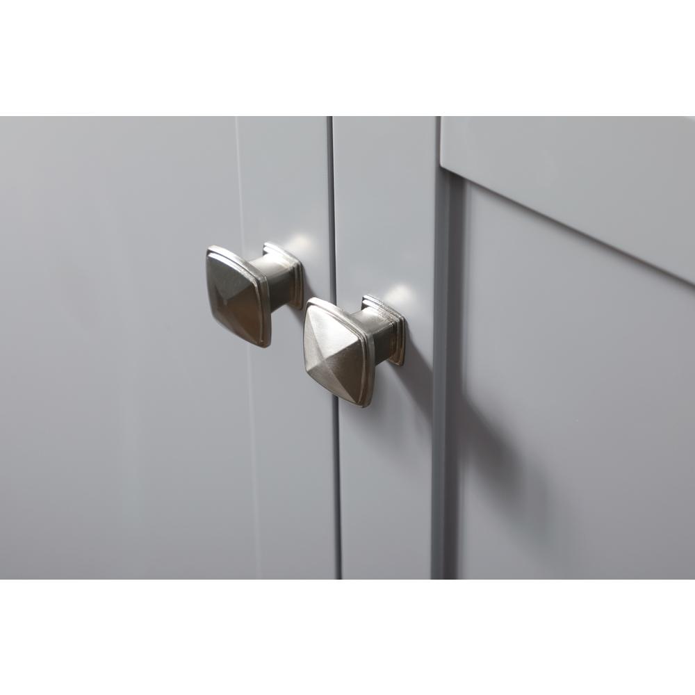 30 Inch SIngle Bathroom Vanity In Grey. Picture 12