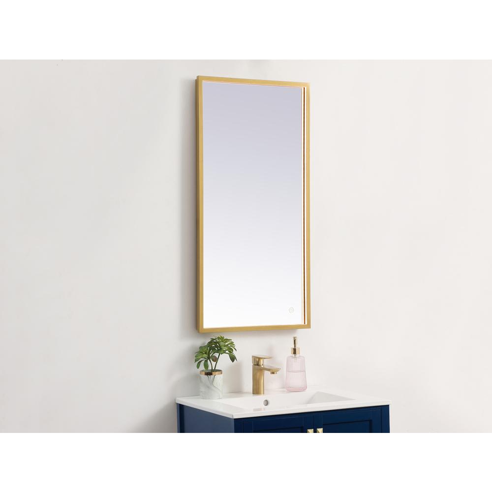 Pier 18x36 inch LED mirror with adjustable color temperature. Picture 4