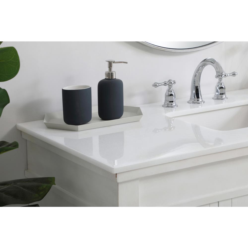 48 inch Single Bathroom vanity in Antique White. Picture 4