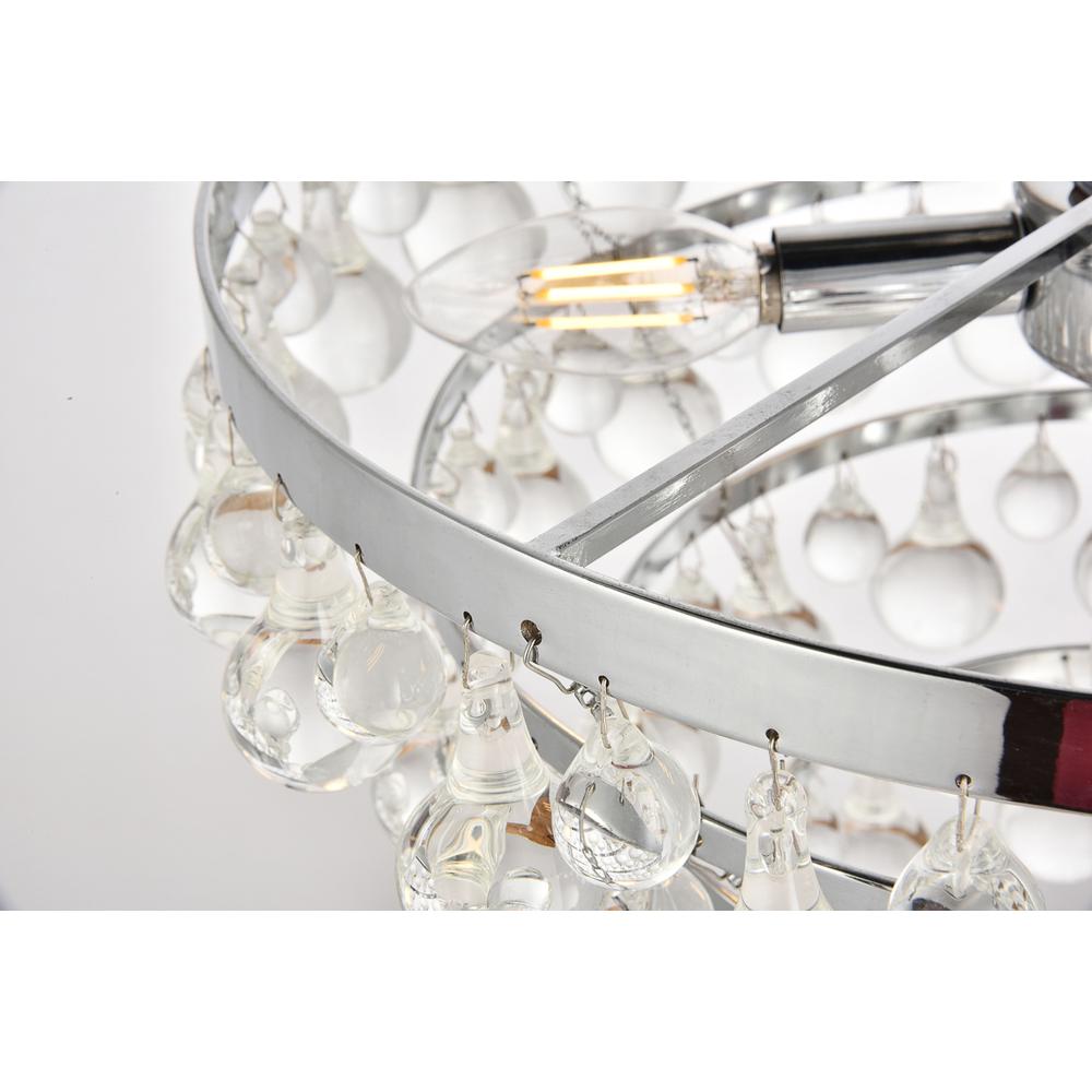 Kora Collection Pendant D17 H10.9 Lt:5 Chrome Finish. Picture 5