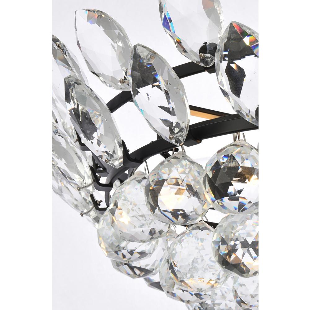 Emilia 14 inch pendant in black. Picture 4