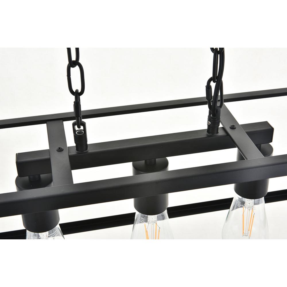 Resolute 3 light black Pendant. Picture 8
