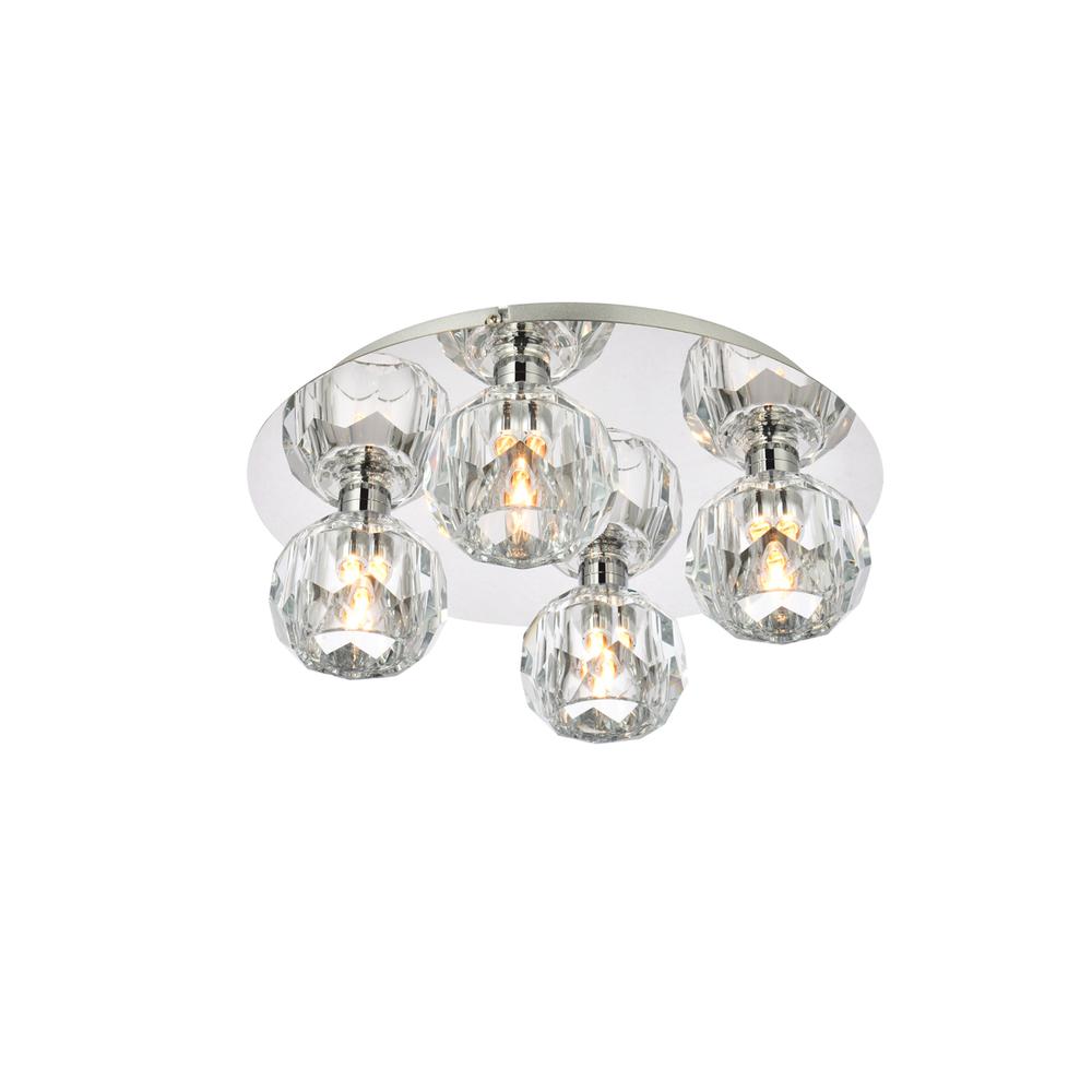 Graham 4 Light Ceiling Lamp in Chrome. Picture 2