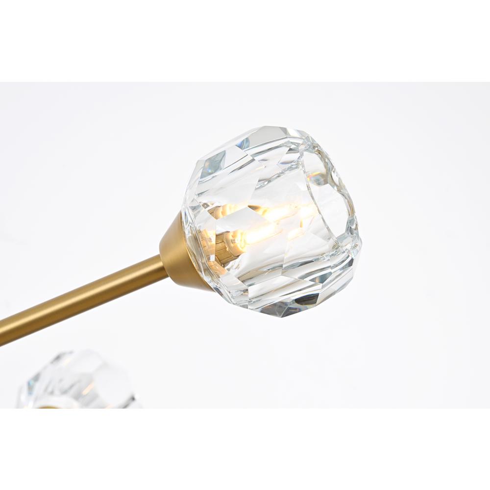Zayne 6 Light Pendant in Gold. Picture 3