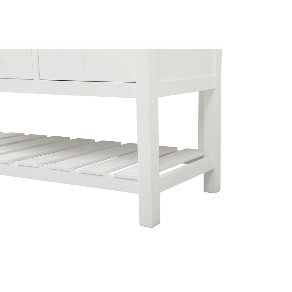 60 inch Single bathroom vanity in white. Picture 13