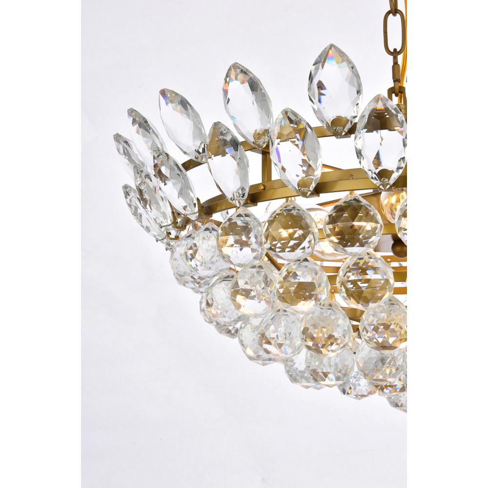 Emilia 20 inch pendant in brass. Picture 4