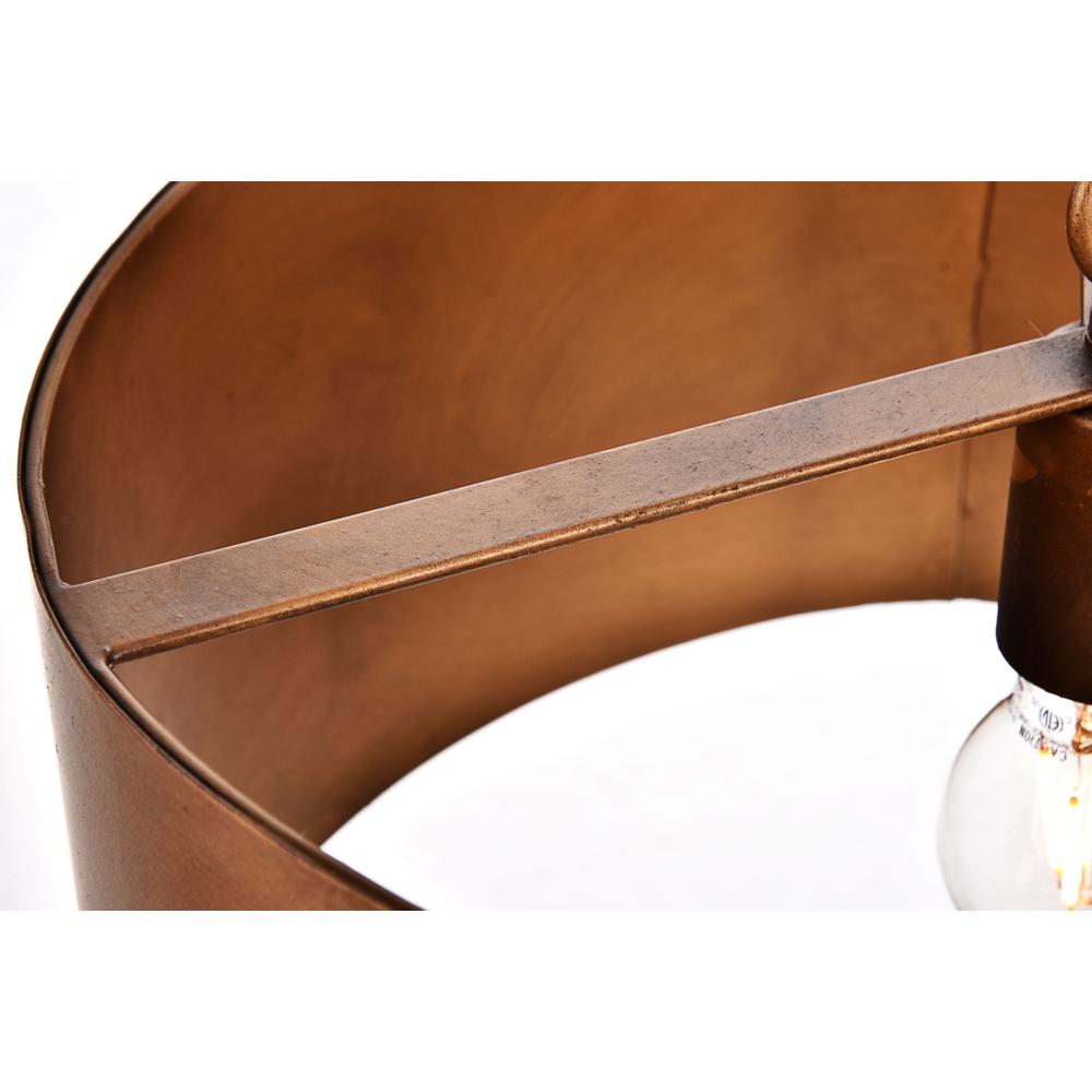 Miro Collection Pendant D15 H9.25 Lt:1 Manual Brass Finish. Picture 6