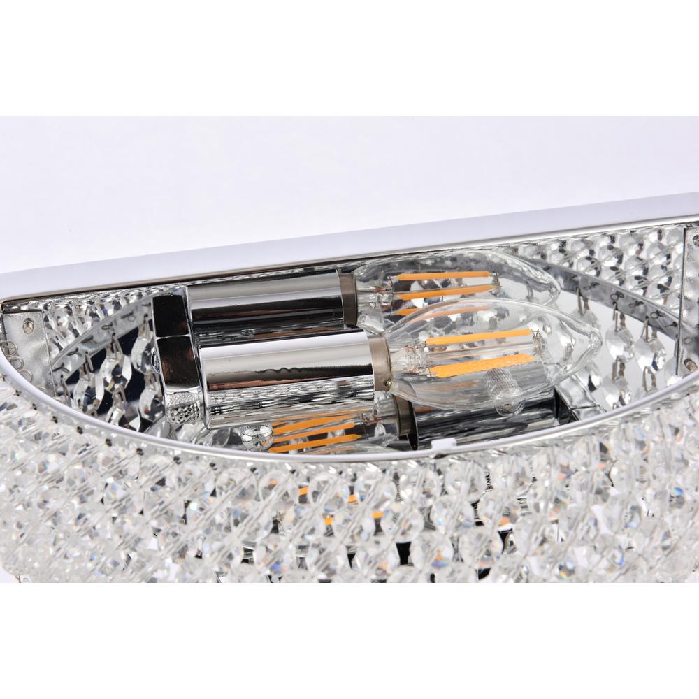 Primo 2 light Chrome Wall Sconce Clear Royal Cut Crystal. Picture 5