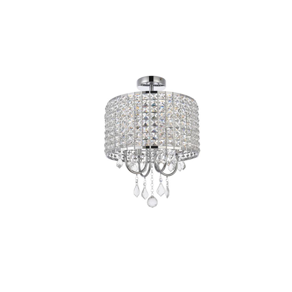 Elise 14 inch flush mount in chrome. Picture 7