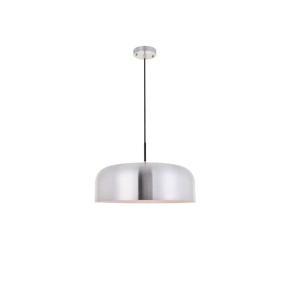 Etude 1 Light Brushed Nickel Pendant. Picture 1
