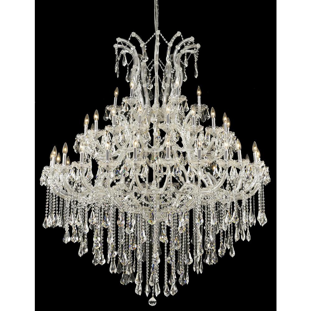 Maria Theresa 49 light Chrome Chandelier Clear Royal Cut Crystal. Picture 1