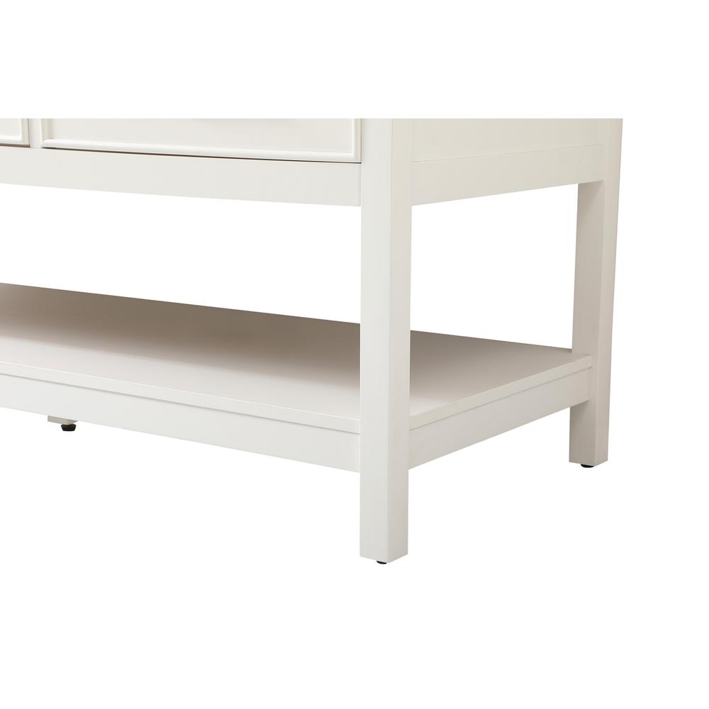 60 inch Single bathroom vanity in white. Picture 12