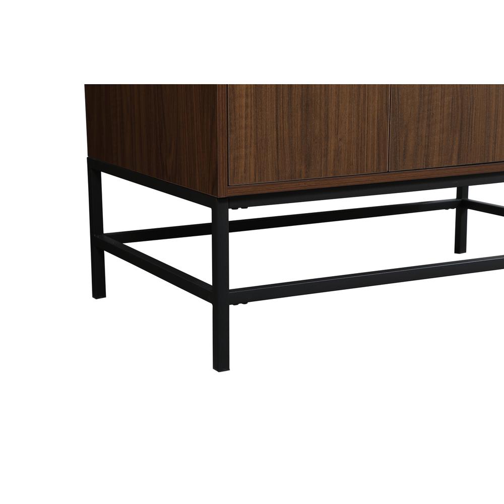 36 inch Single bathroom vanity in walnut. Picture 13