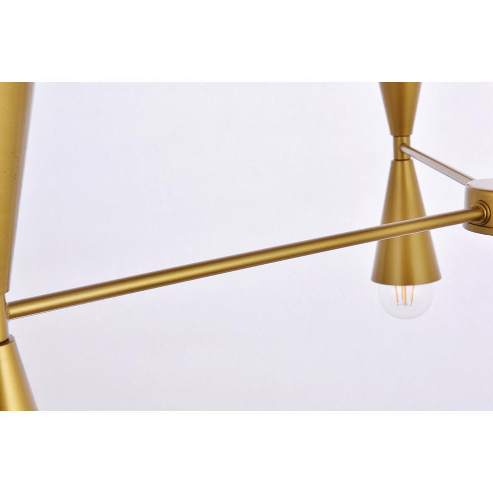 Cade 34 inch pendant in brass. Picture 5