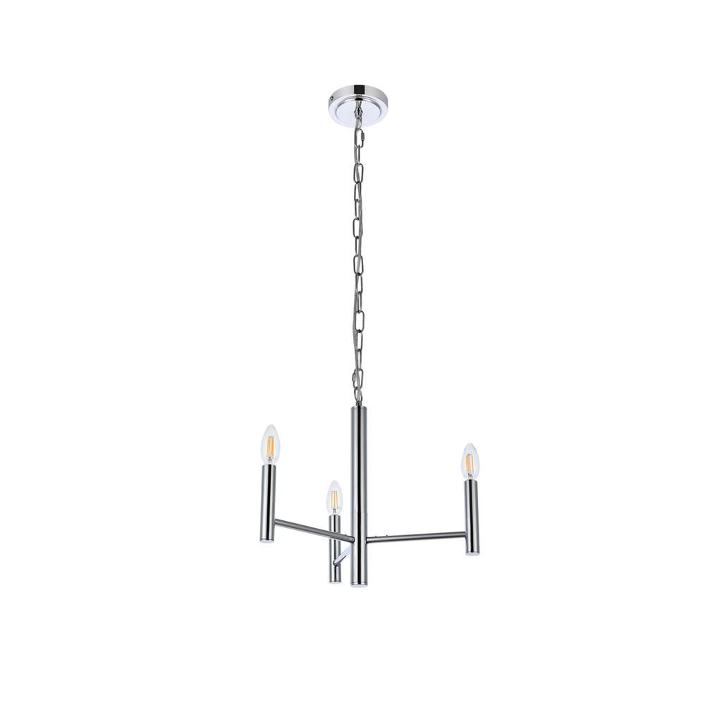 Carmella 3 lights pendant in chrome. Picture 6