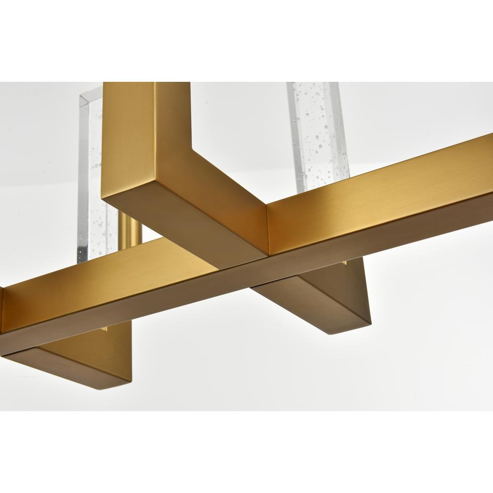 Noemi 48 inch Adjustable LED Pendant in Satin Gold. Picture 7
