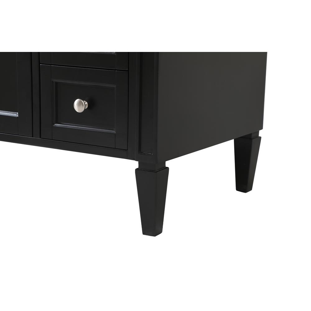 48 inch Single bathroom vanity in Black. Picture 6