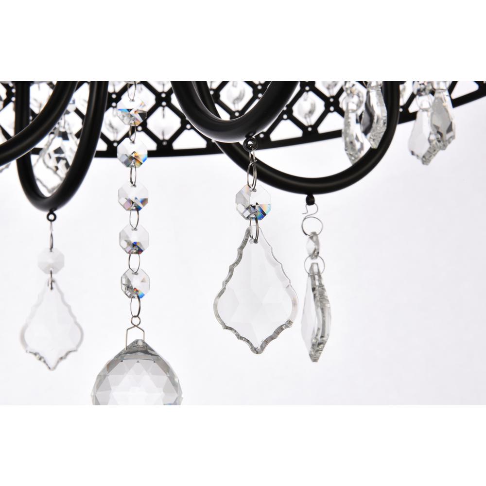 Elise 17 inch pendant in black. Picture 6