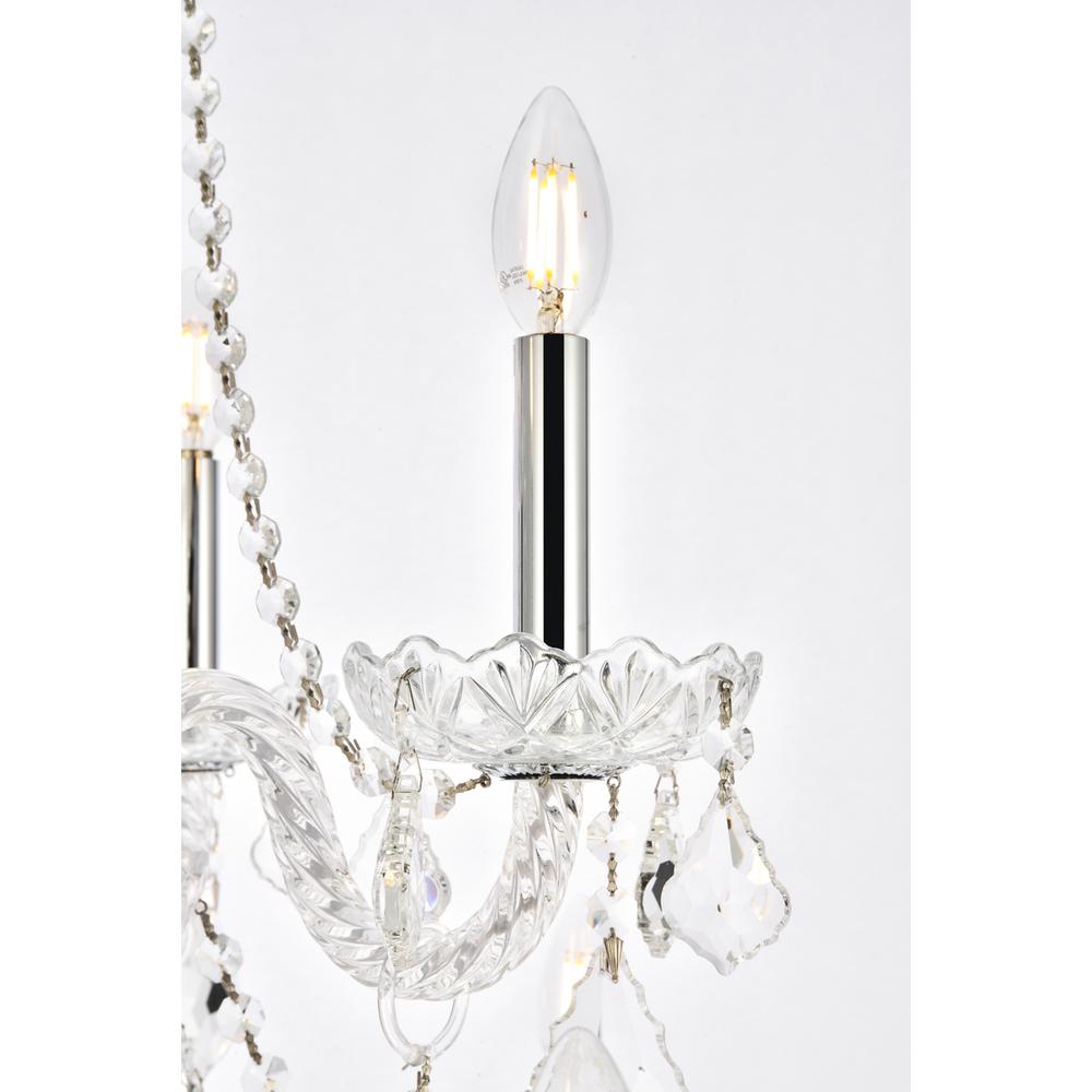 Giselle 12 light Chrome Chandelier Clear Royal Cut Crystal. Picture 4