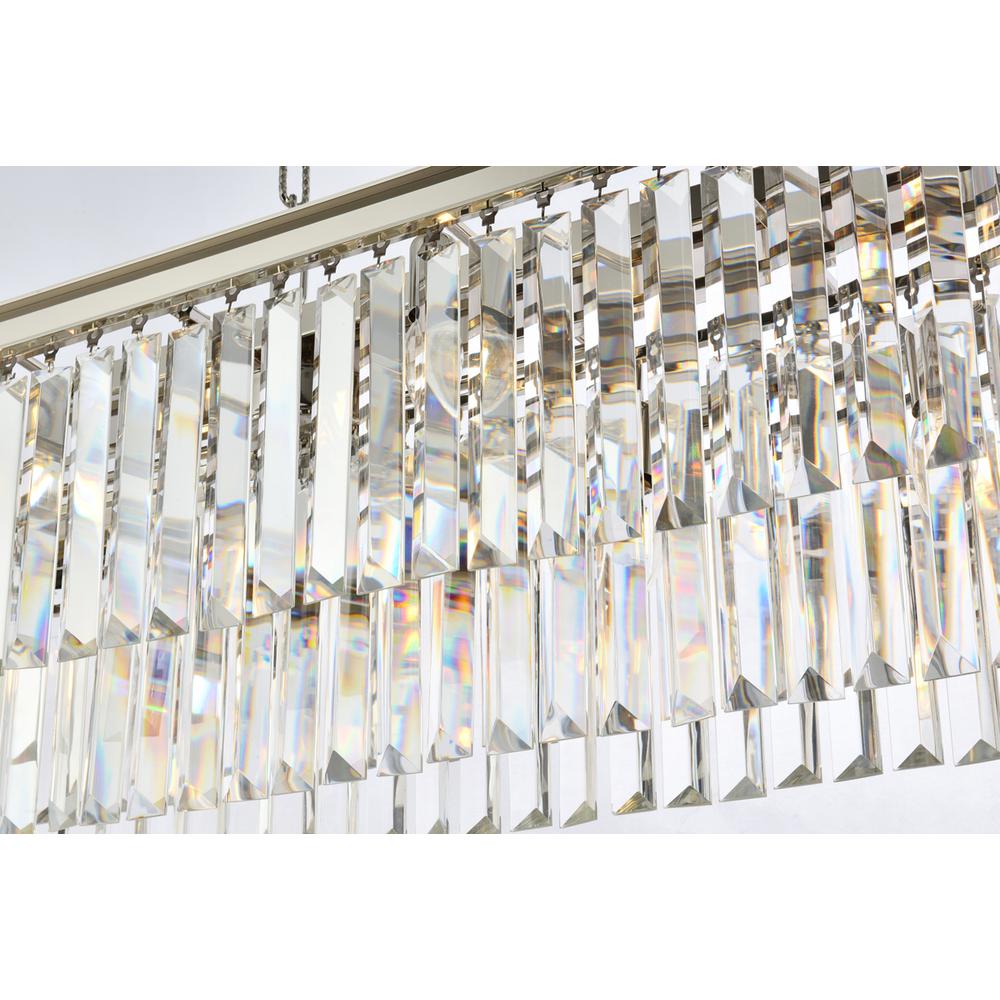 Sydney 12 light polished nickel Chandelier Clear Royal Cut Crystal. Picture 3