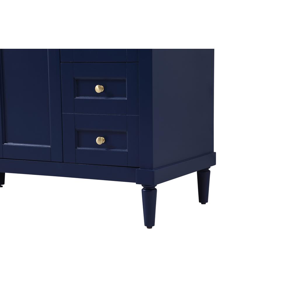 42 inch Single bathroom vanity in blue. Picture 13