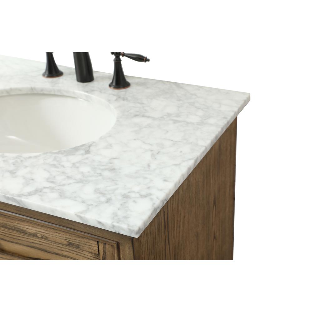 32 inch Single bathroom vanity in driftwood. Picture 11