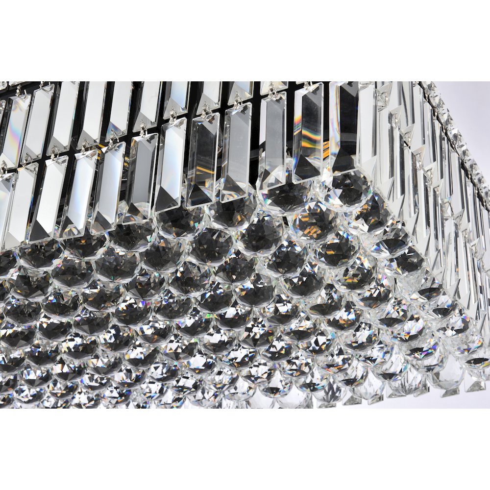 Maxime 36 Inch Black Chandelier. Picture 4