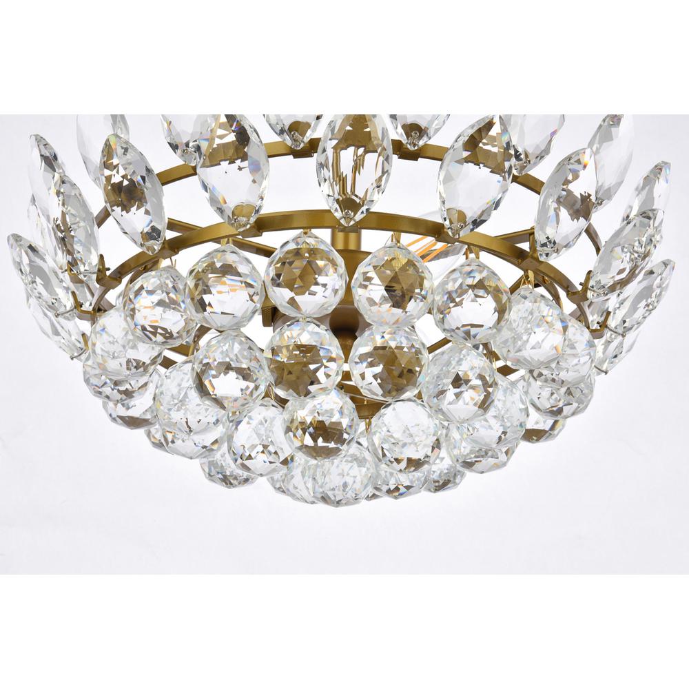 Emilia 16 inch pendant in brass. Picture 3