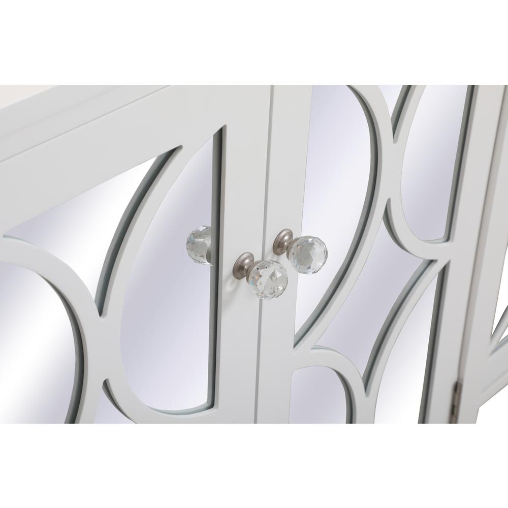 60 inch mirrored credenza in White. Picture 4