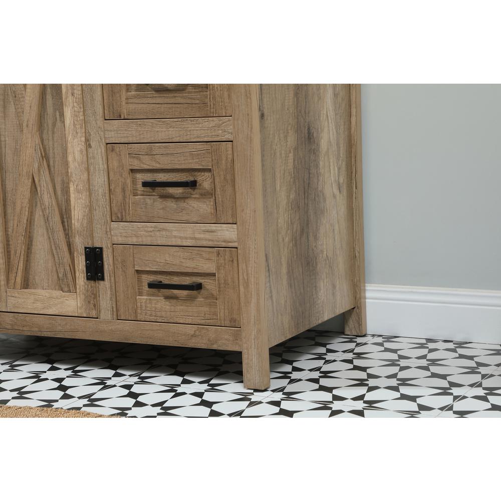 36 inch Single bathroom vanity in natural oak. Picture 6