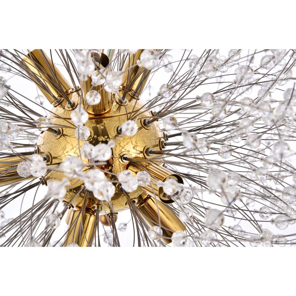 Solace 9 lights Gold pendant. Picture 5