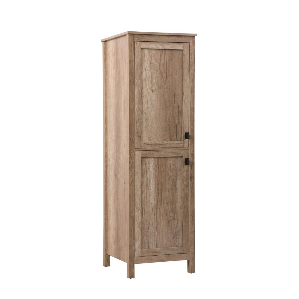 20 Inch Wide Bathroom Linen Storage Freestanding Cabinet In Natural Oak. Picture 13