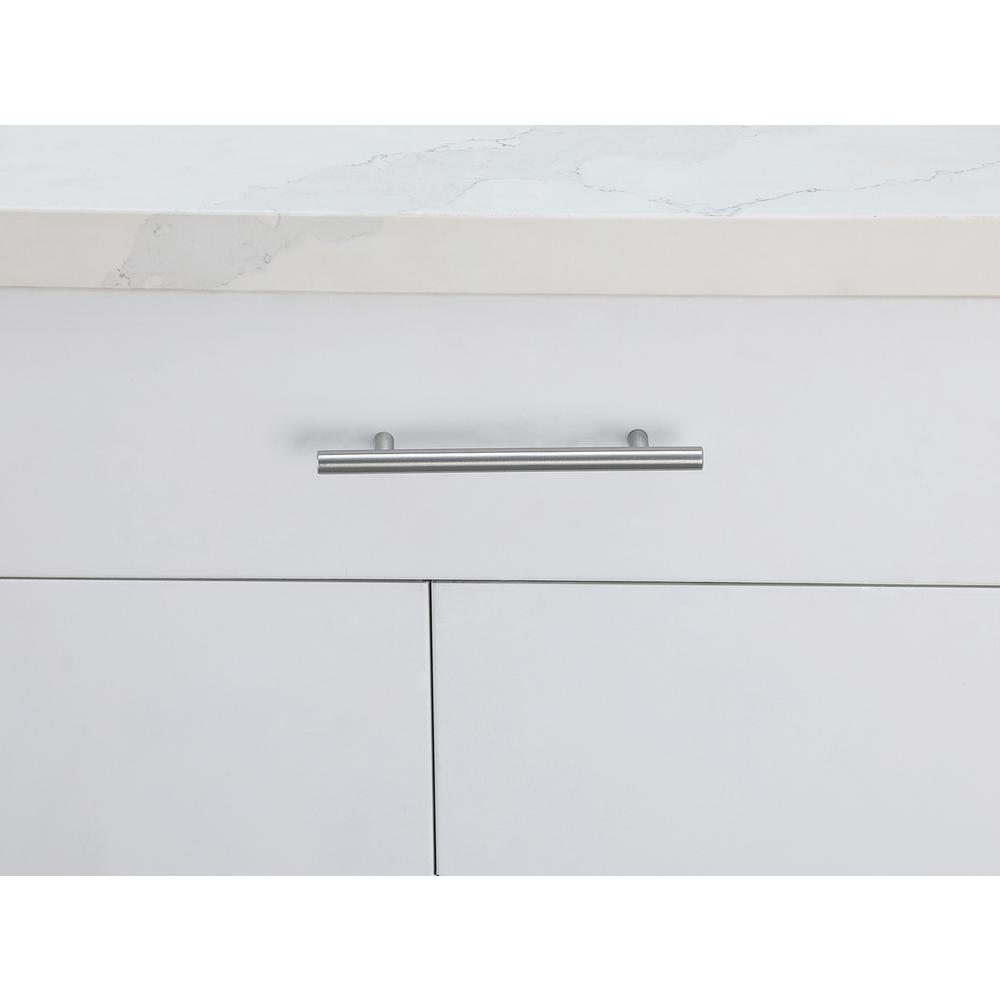 Quinn 6-5/16" Center to Center Brushed Nickel Bar Pull Multipack (set of 10). Picture 6