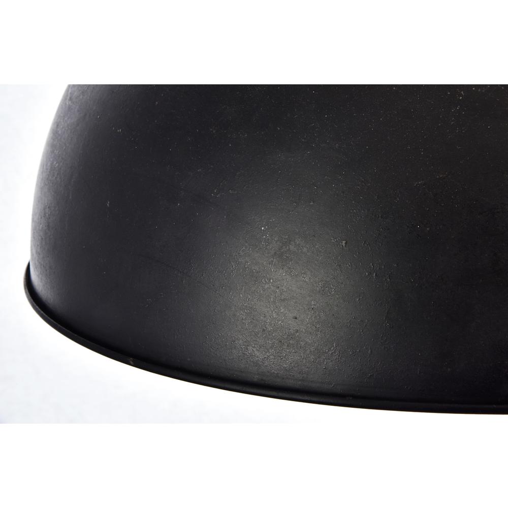 Merce Collection Pendant D20 H12.75 Lt:1 Vintage Black Finish. Picture 3