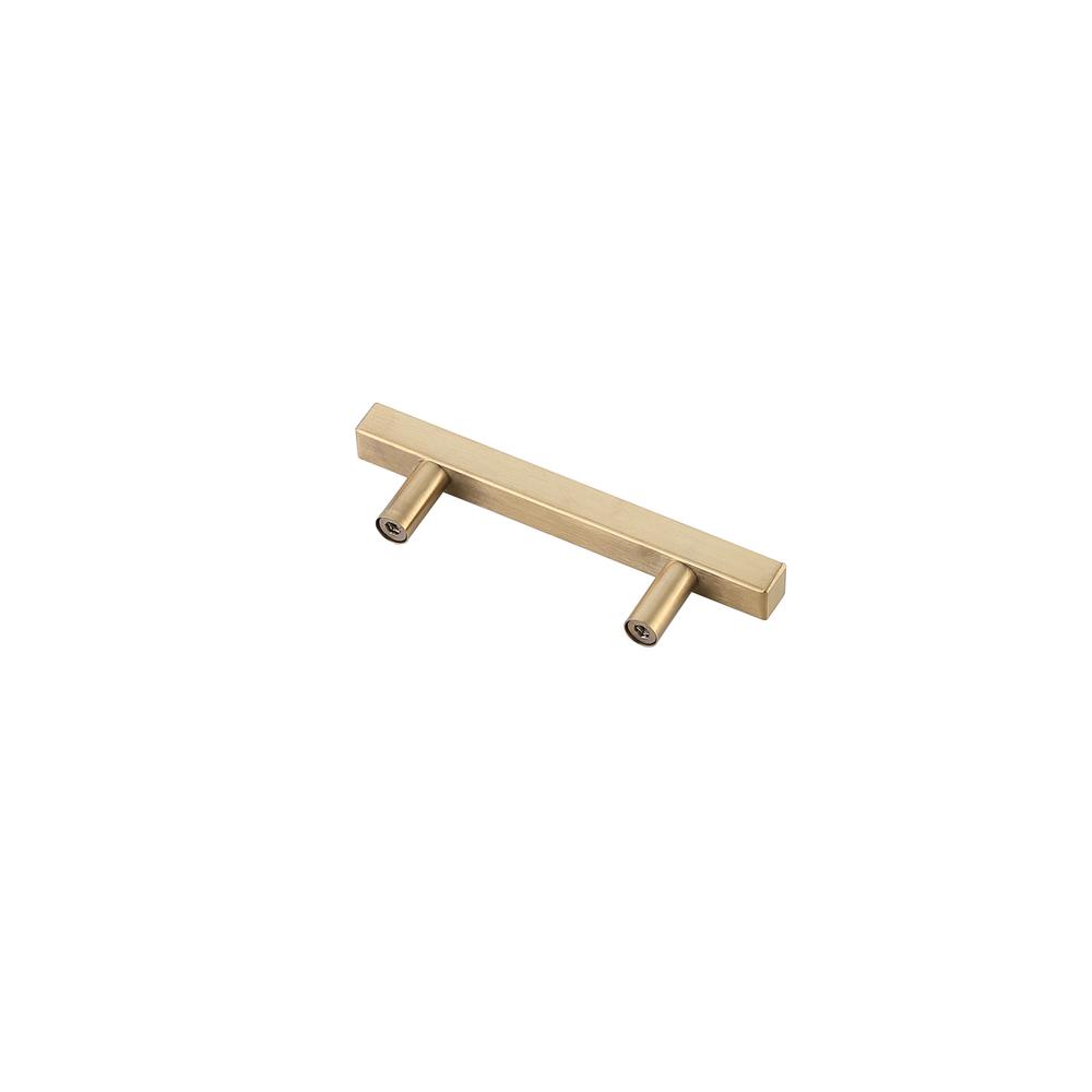 Dior 3" Center to Center Brass Bar Pull Multipack (set of 10). Picture 4