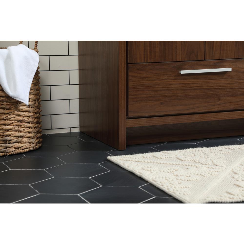 30 inch Single bathroom vanity in Walnut. Picture 6