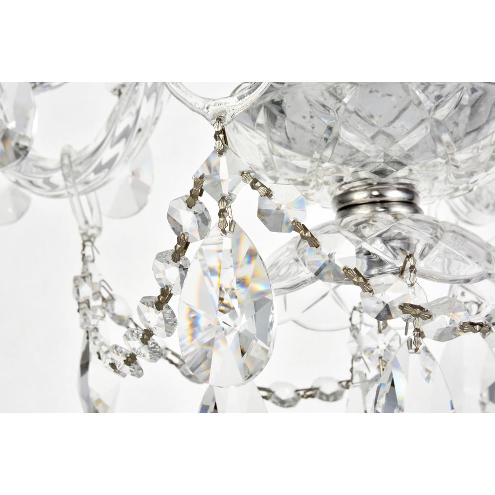 Elle Collection Pendant D17in H18in Lt:4 Chrome Finish. Picture 5