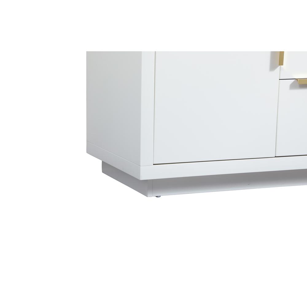 30 inch Single bathroom vanity in white with backsplash. Picture 13