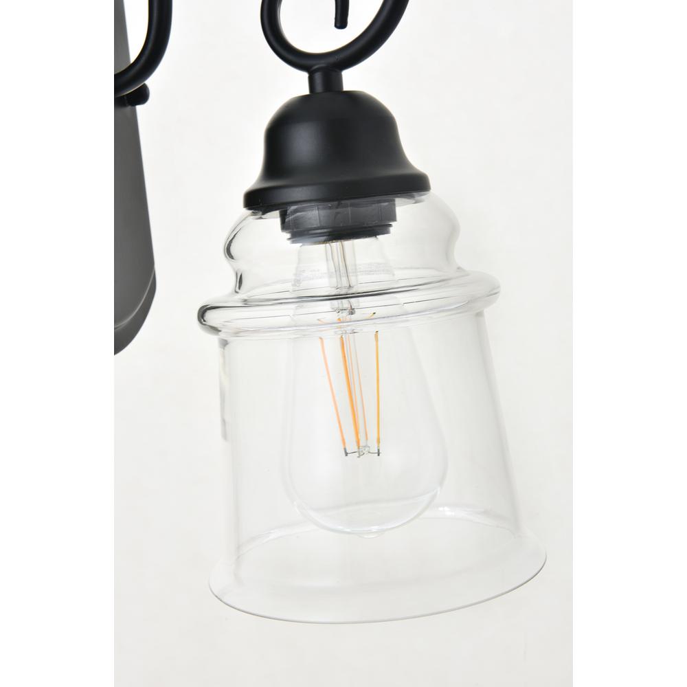 spire 1 light Black Wall Sconce. Picture 8