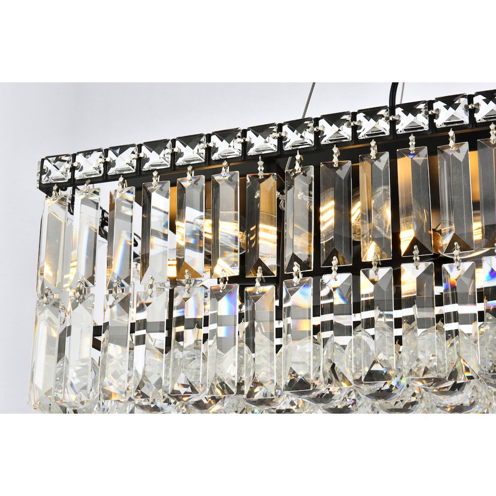 Maxime 28 Inch Black Chandelier. Picture 5
