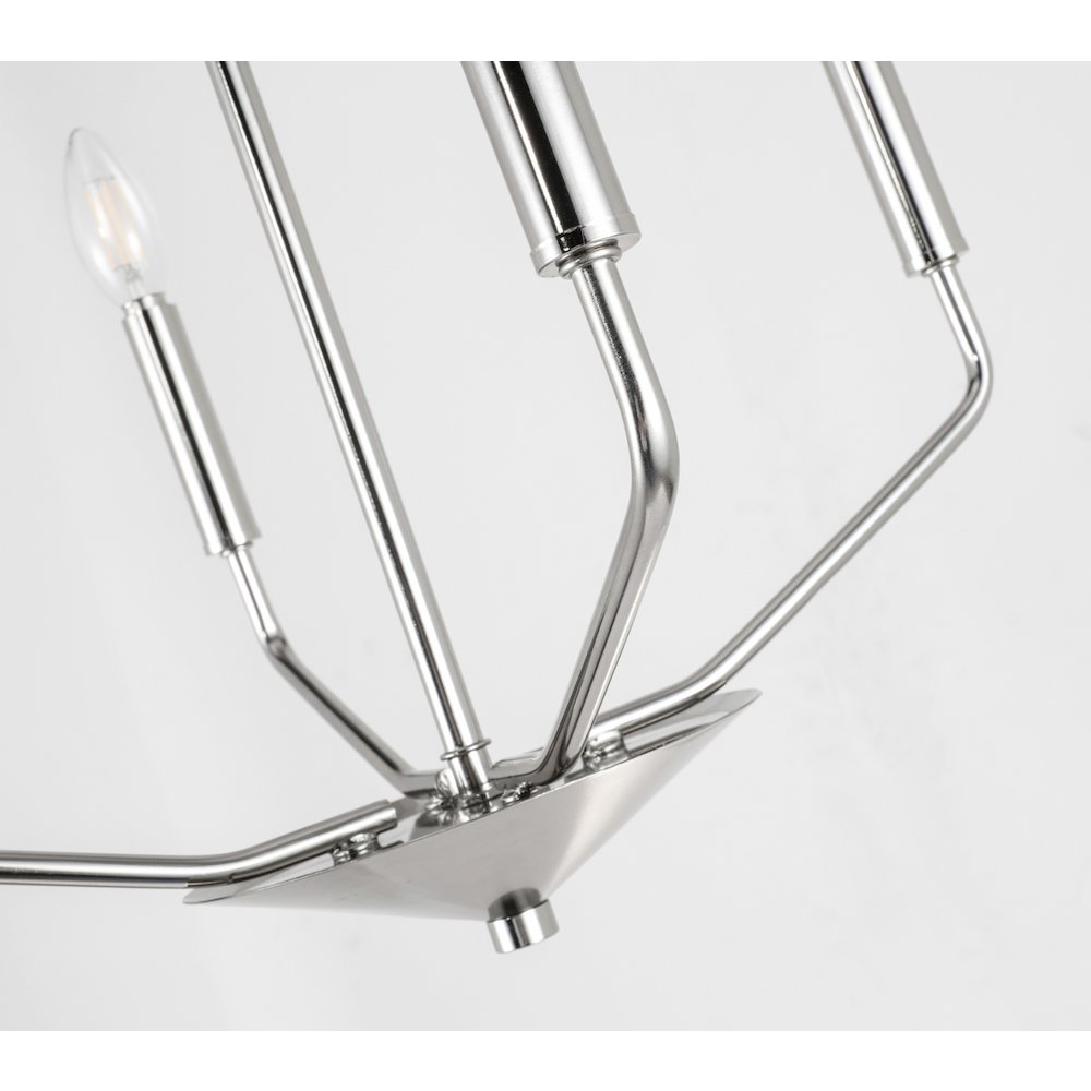 Enzo 4 Light Chrome Pendant. Picture 14
