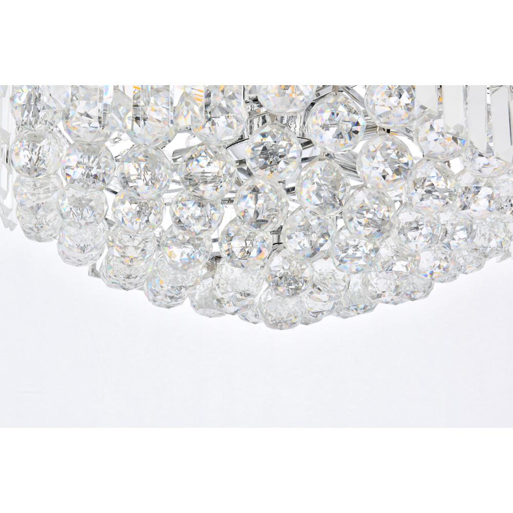 Corona 9 light Chrome Chandelier Clear Royal Cut Crystal. Picture 3